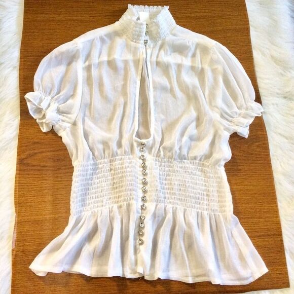 White Diamond Blouse - Picture 5 of 11